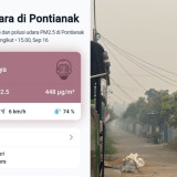 Warganet Bagikan Potret Kalimantan Terkini, Kualitas Udara Pontianak Masih Berbahaya