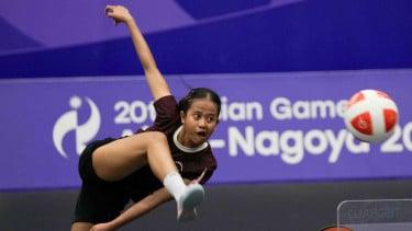 Hasil Asian Games 2026: Sumaya Bawa Indonesia Melangkah ke Babak Semifinal Teqball Nomor Individu Putri