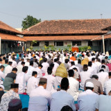 Kemarau Panjang, Warga Binaan Lapas dan Kemenag Pati Gelar Shalat Istisqa Berharap Hujan Segera Turun