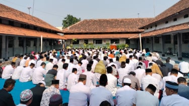 Kemarau Panjang, Warga Binaan Lapas dan Kemenag Pati Gelar Shalat Istisqa Berharap Hujan Segera Turun
