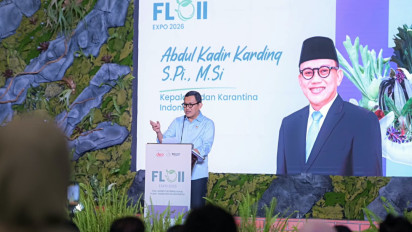 Abdul Kadir Karding Optimistis FLOII Expo 2026 Jadi Momentum Bangun Masa Depan Industri Florikultura di Indonesia