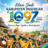 10 Ucapan Selamat Hari Jadi Kabupaten Pasuruan ke-1097 Tahun 2026, Penuh Doa dan Harapan Cocok untuk Caption Medsos