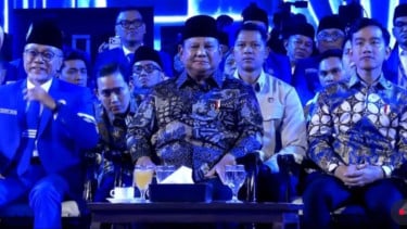 Prabowo-Gibran Hadiri Puncak HUT ke-28 PAN, Zulhas Singgung Alasan PAN Setia