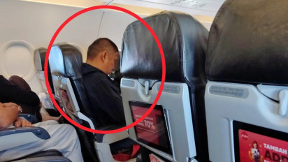 Viral Dugaan Pencurian dalam Penerbangan Pesawat Rute Denpasar-Jakarta, WNA Buka Tas Kabin Penumpang Lain yang Tertidur