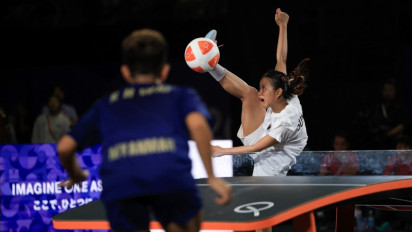 Medail Perak Pertama Tim Indonesia Asian Games 2026 dari Sumaya, Ukir Sejarah dari Teqball