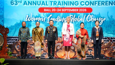 450 Polisi Wanita dari 43 Negara Berkumpul di Bali, Indonesia Jadi Tuan Rumah IAWP 2026