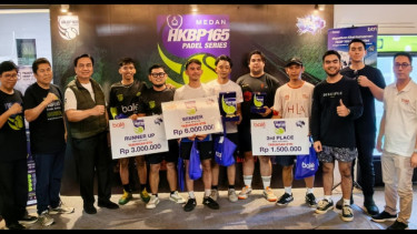 HUT 165 HKBP Gelar Padel Series di Medan Sunggal, Antusiasme Warga Tinggi