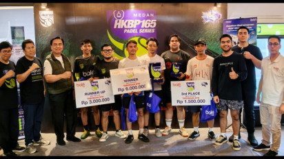 HUT 165 HKBP Gelar Padel Series di Medan Sunggal, Antusiasme Warga Tinggi