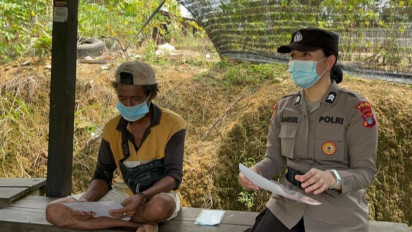 Polda Kaltara Sosialisasi Bahaya Karhutla, Masyarakat Diminta Lapor Titik Api ke 110