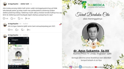 Demi Pasien Tetap Berobat, Asisten Pakai Nama Dokter Kulit yang Sudah 1 Tahun Meninggal dan Tetap Buka Praktik