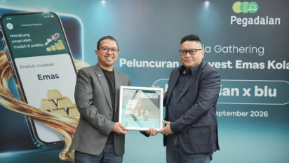 Pegadaian Gandeng blu Lewat bluInvest Emas dengan Modal Rp10 Ribu, Investasi Emas Makin Mudah