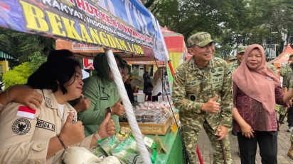 Semarak HUT TNI Ke-81, Kodam I/BB Gelar Bazar UMKM dan Pemeriksaan Kesehatan Gratis