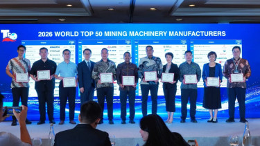 T50 Summit 2026 Rilis 50 Raksasa Mesin Tambang Dunia, Pendapatan Tembus US$74,29 Miliar