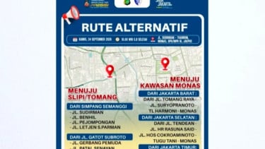 Demo Hari Ini 24 September 2026 di DPR, Monas dan Bundaran HI, Begini Skema Rute Alternatif untuk Pengguna Jalan