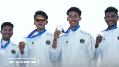 Hasil Asian Games 2026: Tim Dayung Putra Indonesia kembali Tambah Perolehan Medali dari Nomor Men's Quadruple Sculls