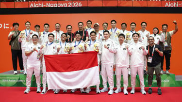 Sukses Bawa Pulang Medali Emas Asian Games 2026, Kerja Keras Tim Bulu Tangkis Putra Indonesia dapat Apresiasi dari PBSI