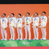 Comeback Atas China di Final! Tim Bulu Tangkis Putra Indonesia Akhiri Dahaga 28 Tahun Medali Emas di Asian Games