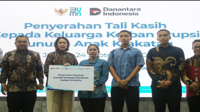 BP BUMN Salurkan Tali Asih Kepada Keluarga Jurnalis-ABK Arupadatu I