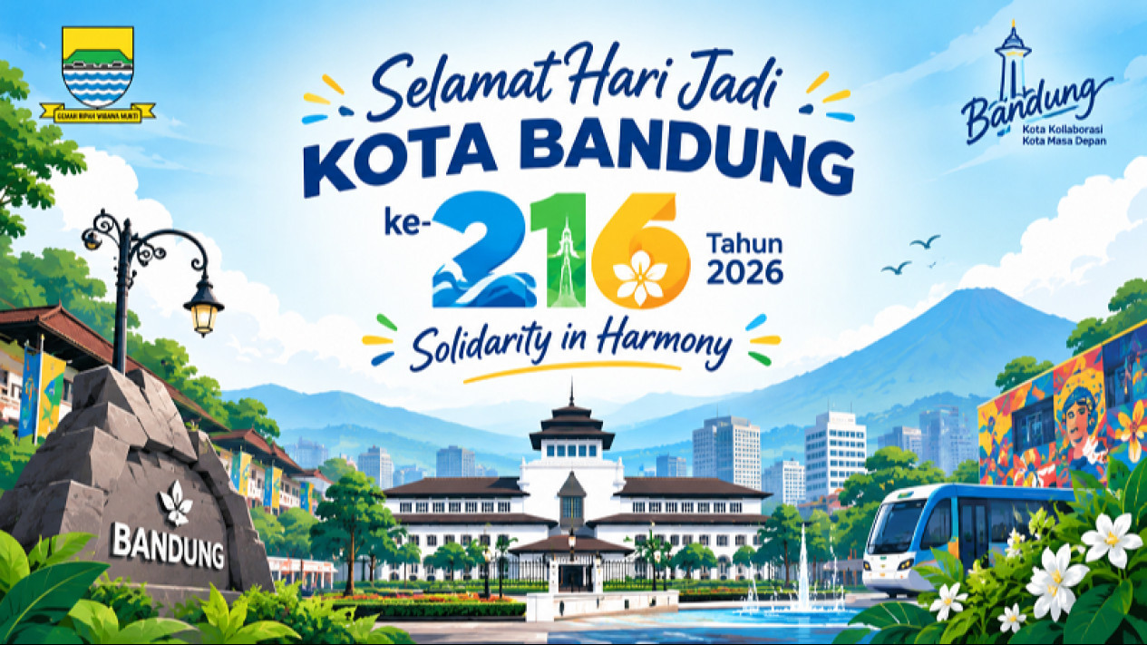10 Ucapan Selamat Hari Jadi Kota Bandung ke-216 Tahun 2026, Cocok untuk Caption Media Sosial
            - galeri foto