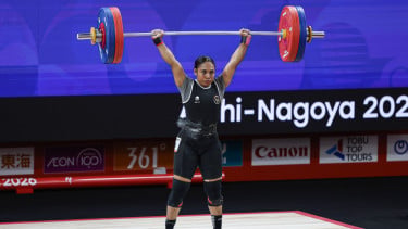 Harus Puas Duduk di Peringkat ke-6 Angkat Besi Kelas 61kg Putri, Natasya Beteyob Gagal Rebut Medali Asian Games 2026