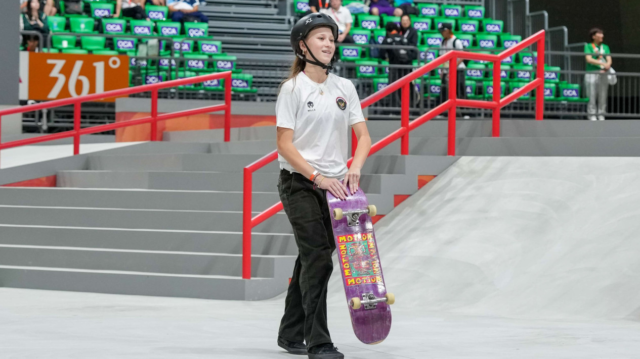 Skateboard Indonesia Berpeluang Kawinkan Medali di Asian Games 2026, Ni Wayan Malana dan Basral Tampil di Final Hari Ini
            - galeri foto