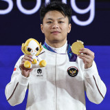 Kata Rahmat Erwin Abdullah Usai Persembahkan Medali Emas Kedua untuk Indonesia di Asian Games 2026