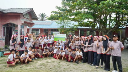 Pertamina NRE Hadirkan Energi Surya dan Air Bersih di SD Gunung Bayu Simalungun, Program Sekolah Energi Berdikari