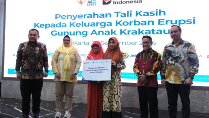 Peruri Salurkan Bantuan ke Keluarga Jurnalis dan Awak Kapal Hilang Kontak di Selat Sunda