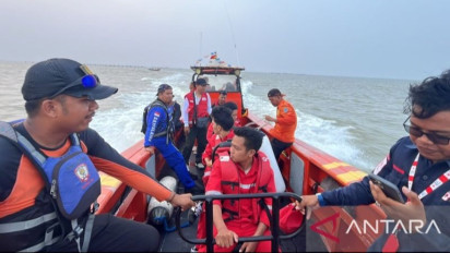 Nelayan Hilang Saat Melaut di Kuala Tungkal, Tim SAR Gabungan Lakukan Pencarian