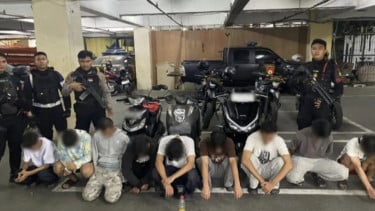 Ciut saat Diamankan, Sembilan Pemuda Terlibat Penyalahgunaan Tembakau Sintetis di Jakarta Timur