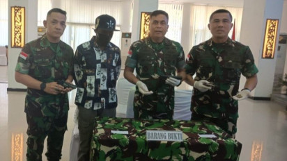 Empat Anggota KKB Nyatakan Kembali ke NKRI, Mereka Serahkan Senjata Api