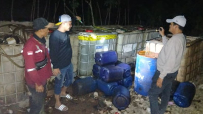 Detik-detik Menegangkan Polisi Bongkar Sindikat Penimbunan BBM Bersubsidi di Banten