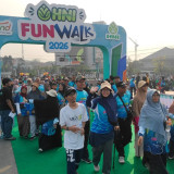 Ribuan Peserta Ramaikan HNI Fun Walk 2026 di Kawasan CFD Kota Bekasi