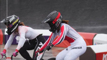 Atlet BMX Racing Indonesia Jasmine Azzahra Raih Medali Perunggu di Asian Games 2026