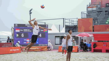 Menang Dramatis, Bintang/Sofyan Lolos ke Perempat Final Voli Pantai Asian Games 2026
