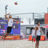 Singkirkan Pasangan Oman, Bintang/Sofyan Bawa Indonesia Amankan Tiket Perempat Final Voli Pantai Asian Games 2026.