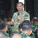 Bekali Calon Dansat, Kasad: Sishankamrata di Perbatasan Harus Diperkuat