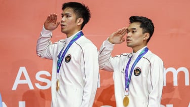 Kata-kata Pertama Leo/Daniel Setelah Persembahkan Medali Emas Ketiga untuk Indonesia di Gelaran Asian Games 2026
