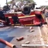 Dua Petugas Damkar Gugur dalam Kecelakaan Maut Saat Menuju Lokasi Karhutla