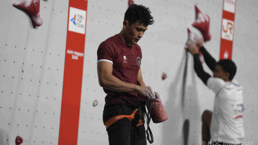 Veddriq Leonardo Optimistis Tatap Perempat Final Speed Putra Asian Games 2026