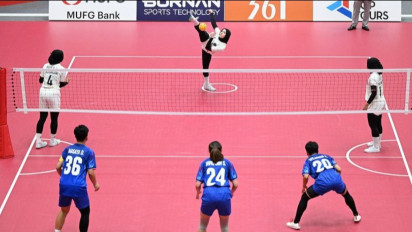 Atasi Laos dengan Mudah, Timnas Sepak Takraw Putri Indonesia Bungkus Kemenangan di Laga Pertama Asian Games 2026