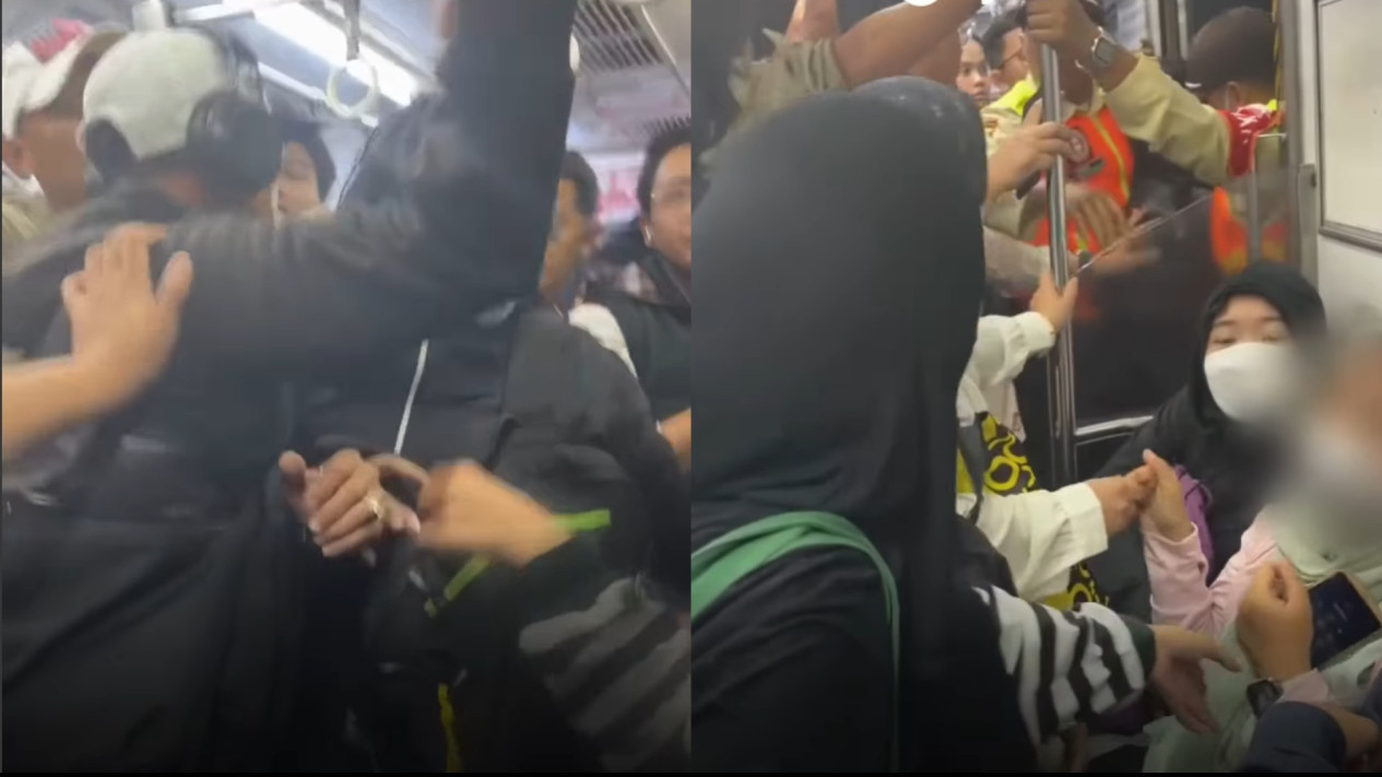 Viral Wanita Dilecehkan di KRL hingga Menangis dan Gemetar, Pelaku Dilabrak Penumpang lalu Ditangkap Petugas
            - galeri foto