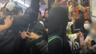 Viral Wanita Dilecehkan di KRL hingga Menangis dan Gemetar, Pelaku Dilabrak Penumpang lalu Ditangkap Petugas
