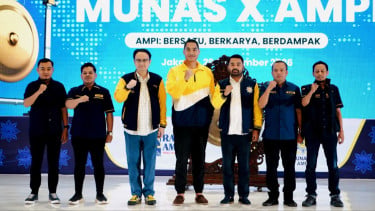 Wakili Bahlil Lahadalia, Eks Menpora Resmi Tutup Munas ke-X AMPI