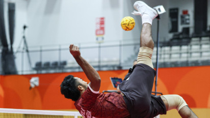 Bungkam Tuan Rumah Jepang, Tim Sepak Takraw Kuadran Putra Indonesia Kantongi Kemenangan kedua di Asian Games 2026