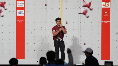 False Start Bikin Hilang Medali Asian Games, CdM Todotua Pasaribu Akui Aditya Tri Syahria Jadi Masa Depan Panjat Tebing Indonesia
