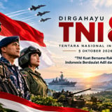 10 Ucapan Selamat HUT TNI ke-81 Tahun 2026, Cocok Dijadikan Caption di Media Sosial
