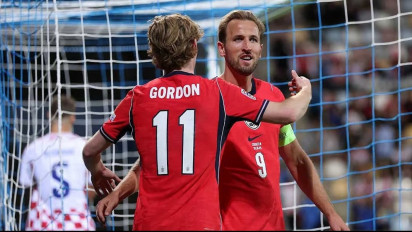 Timnas Inggris Cetak Dua Rekor usai Bantai Kroasia 7-0 di UEFA Nations League