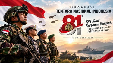 15 Ucapan HUT TNI ke-81, Referensi Caption di Media Sosial