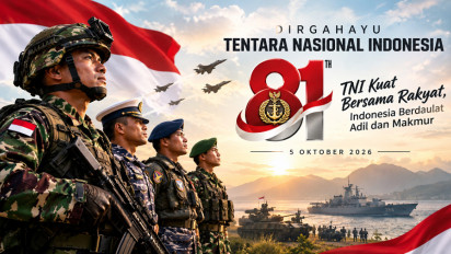 15 Ucapan HUT TNI ke-81, Referensi Caption di Media Sosial